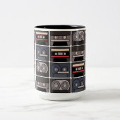Tasse 2 Couleurs Rétro bande de cassettes (Centre)