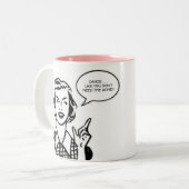 Tasse 2 Couleurs Rétro glissement freudien (Devant gauche)