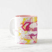 Tasse 2 Couleurs Rétro logo de Supergirl (Devant gauche)