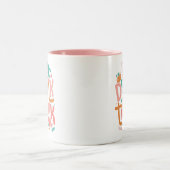 Tasse 2 Couleurs Retro Mangez Boire Et Soyez Merci Bon thanksgiving (Centre)