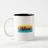 Tasse 2 Couleurs Retro Miami (Gauche)