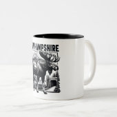 Tasse 2 Couleurs Retro New Hampshire (Devant droit)