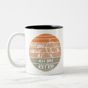 Tasse 2 Couleurs retro pas vieux, lecteur de cassettes
