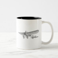 Rétro vieil avion d'appui vertical d'avion vintage