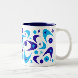 Tasse 2 Couleurs Rétros boomerangs