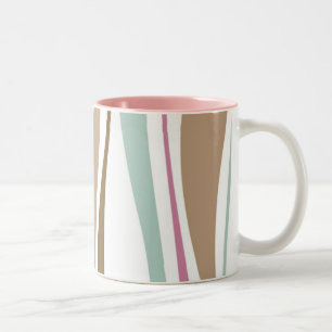Tasse 2 Couleurs Rétros rayures