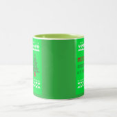 Tasse 2 Couleurs Retrouve-moi sous le gui (Centre)