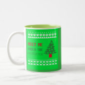 Tasse 2 Couleurs Retrouve-moi sous le gui (Gauche)
