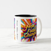 Tasse 2 Couleurs "Rêve, Crois, Réalise" (Devant droit)