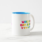 Tasse 2 Couleurs Réveillez Gay (Devant droit)