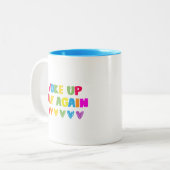 Tasse 2 Couleurs Réveillez Gay (Devant gauche)