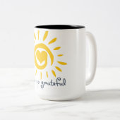 Tasse 2 Couleurs Réveillez reconnaissant (Devant droit)