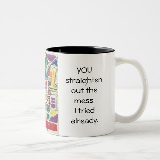 Tasse 2 Couleurs Réveillez-vous (Droit)