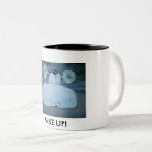 TASSE 2 COULEURS RÉVEILLEZ-VOUS ! (Devant droit)