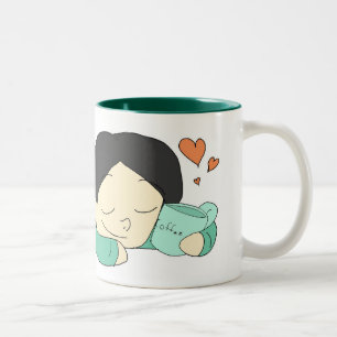 Tasse 2 Couleurs Rêves de café
