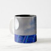 Tasse 2 Couleurs Rêves de paon (Devant gauche)