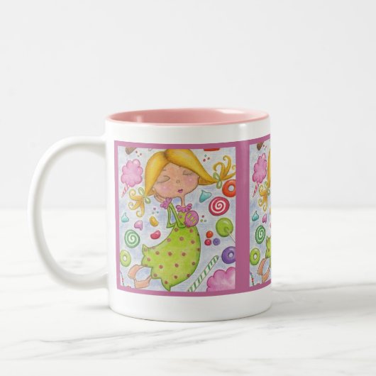 Tasse 2 Couleurs Rêves les plus doux (Gauche)
