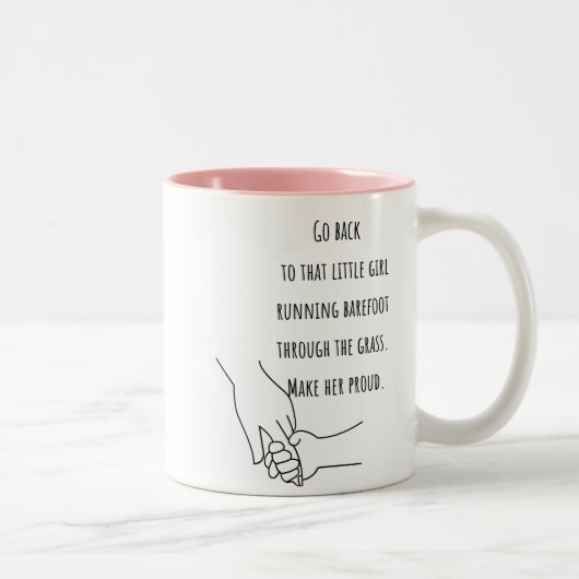 Tasse 2 Couleurs Rêves nus et échos d'enfance (Droit)