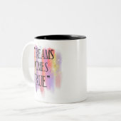 Tasse 2 Couleurs Rêves Réalisés (Devant gauche)