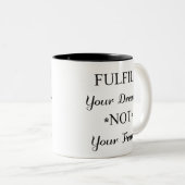 Tasse 2 Couleurs Rêveur (Devant droit)