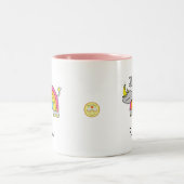 Tasse 2 Couleurs Rhino Rainbow Cute Kids (Centre)