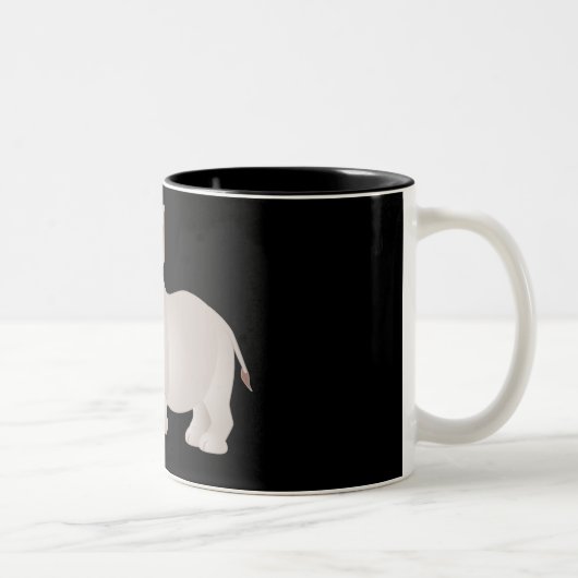 Tasse 2 Couleurs Rhinocéros de bébé (Droit)
