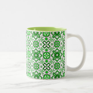 Tasse 2 Couleurs Riche modèle vert de Patrick