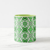 Tasse 2 Couleurs Riche modèle vert de Patrick (Centre)