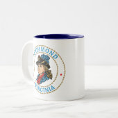 Tasse 2 Couleurs Richmond Virginia Colonial (Devant gauche)