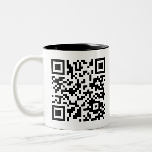 Tasse 2 Couleurs Rick Roll (Gauche)