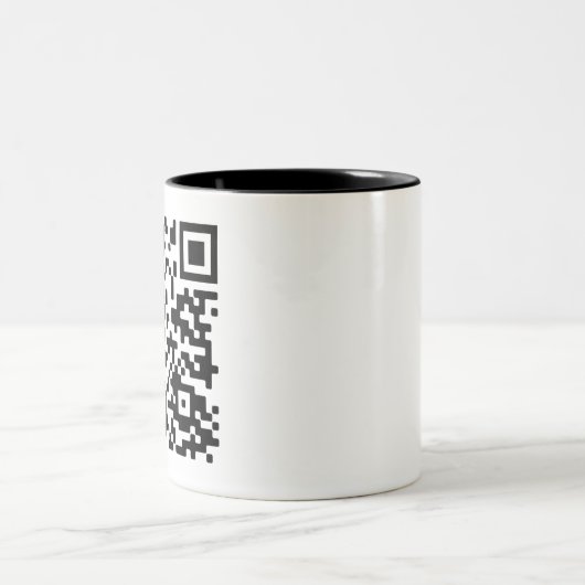 Tasse 2 Couleurs Rick Roll (Centre)