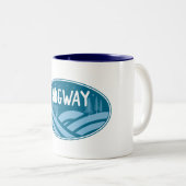 Tasse 2 Couleurs Ridgway Colorado Extérieur (Devant droit)