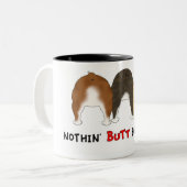 Tasse 2 Couleurs Rien n'aboutent des bouledogues (Devant gauche)