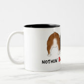 Tasse 2 Couleurs Rien n'aboutent des bouledogues (Gauche)