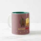 Tasse 2 Couleurs Rien n'aboutent des cairns (Devant gauche)