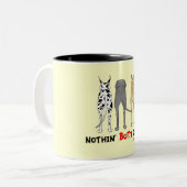 Tasse 2 Couleurs Rien n'aboutent des Danois (Devant gauche)