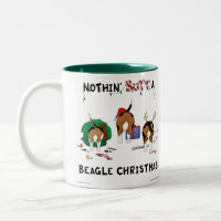 Rien n'aboutent Noël de beagle
