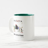 Tasse 2 Couleurs Rien n'aboutent Noël de cocker (Devant gauche)