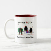 Tasse 2 Couleurs Rien n'aboutent Noël de Swissie (Gauche)