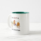 Tasse 2 Couleurs Rien n'aboutent Noël de Toller (Devant gauche)