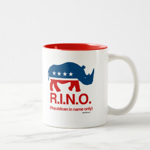 Tasse 2 Couleurs RINO - Républicain au nom uniquement