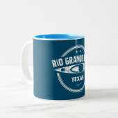 Tasse 2 Couleurs Rio Grande River, Texas (Devant gauche)