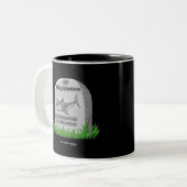 Tasse 2 Couleurs RIP Megalodon (Devant gauche)