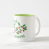 Tasse 2 Couleurs Rire à l'extérieur (Devant droit)