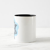 Tasse 2 Couleurs Rire de requin (Centre)