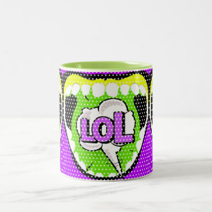 Tasse 2 Couleurs Rire fort