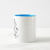 Tasse 2 Couleurs Rire rêve d'amour (Centre)