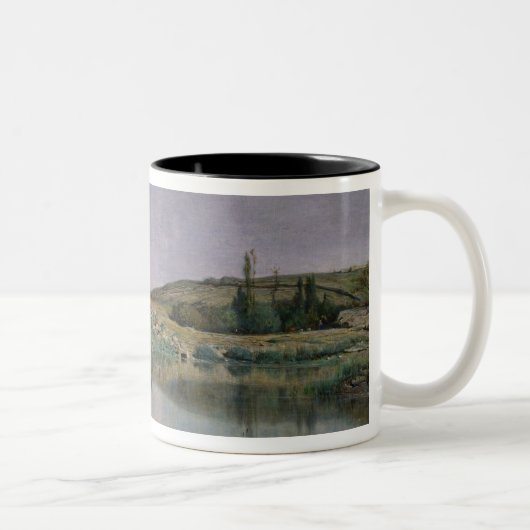 Tasse 2 Couleurs Rivage de lac Bourget (Droit)