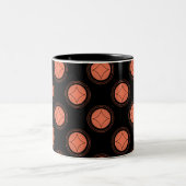 Tasse 2 Couleurs Rivaliser Simplement Mug, Coral (Centre)