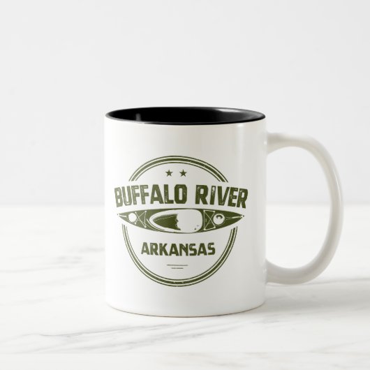 Tasse 2 Couleurs Rivière Buffalo, Arkansas (Droit)